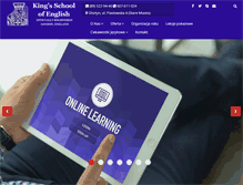 Tablet Screenshot of king-school.net